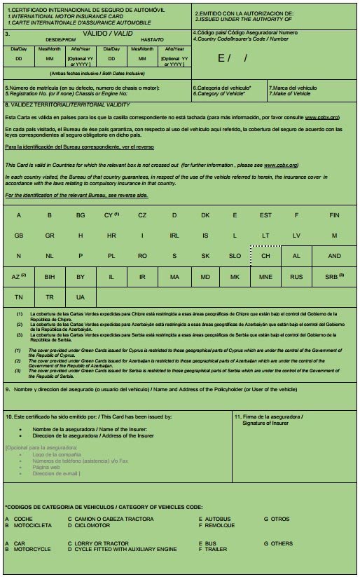 Carta verde y asistencia en el extranjero: Qué revisar antes de viajar 1 Carta verde y asistencia en el extranjero: Qué revisar antes de viajar